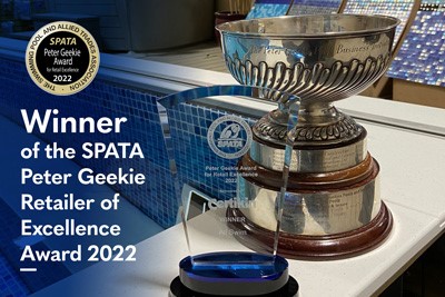 We Won! SPATA Awards 2022 - Peter Geekie Retailer Of Excellence